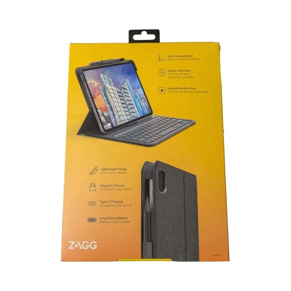 BbN ZAGG Messenger Folio 2 Keyboard for iPad Air‎ 11 (M2)  & Pro 11 (1-4th Gen)
